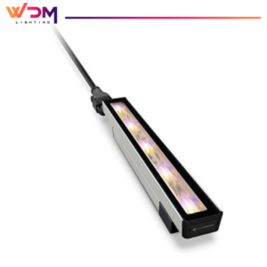 1' RGBW Graze Compact Powercore High Power LED light from Wiedamark, featuring a sleek, durable design ideal for high-performance architectural lighting. Perfect for dynamic color-changing effects with RGBW capabilities.