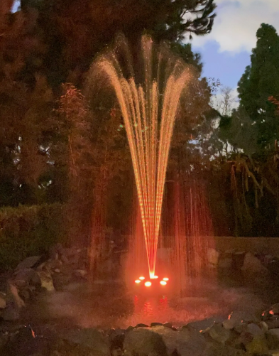 wiedamark led floating fountain red