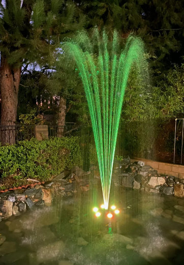 wiedamark led floating fountain green